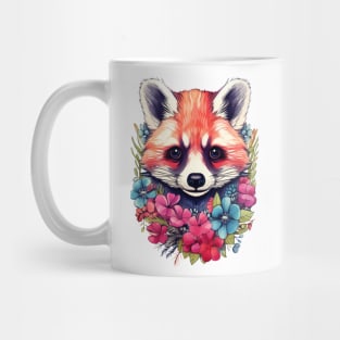 Flowery Fox Mug